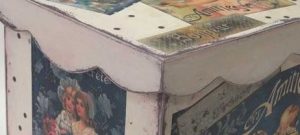 Caja decorada de Navidad